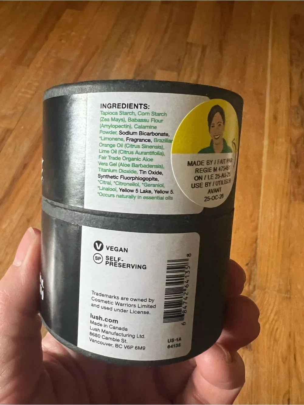 Lush Limited Edition CELEBRATE DUSTING POWDER 2.4 oz DISCONTINUED SEALED